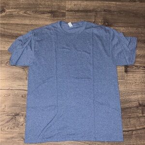Jerzees Heathered Blue Short Sleeve T-Shirt Unisex Size Large NWOT